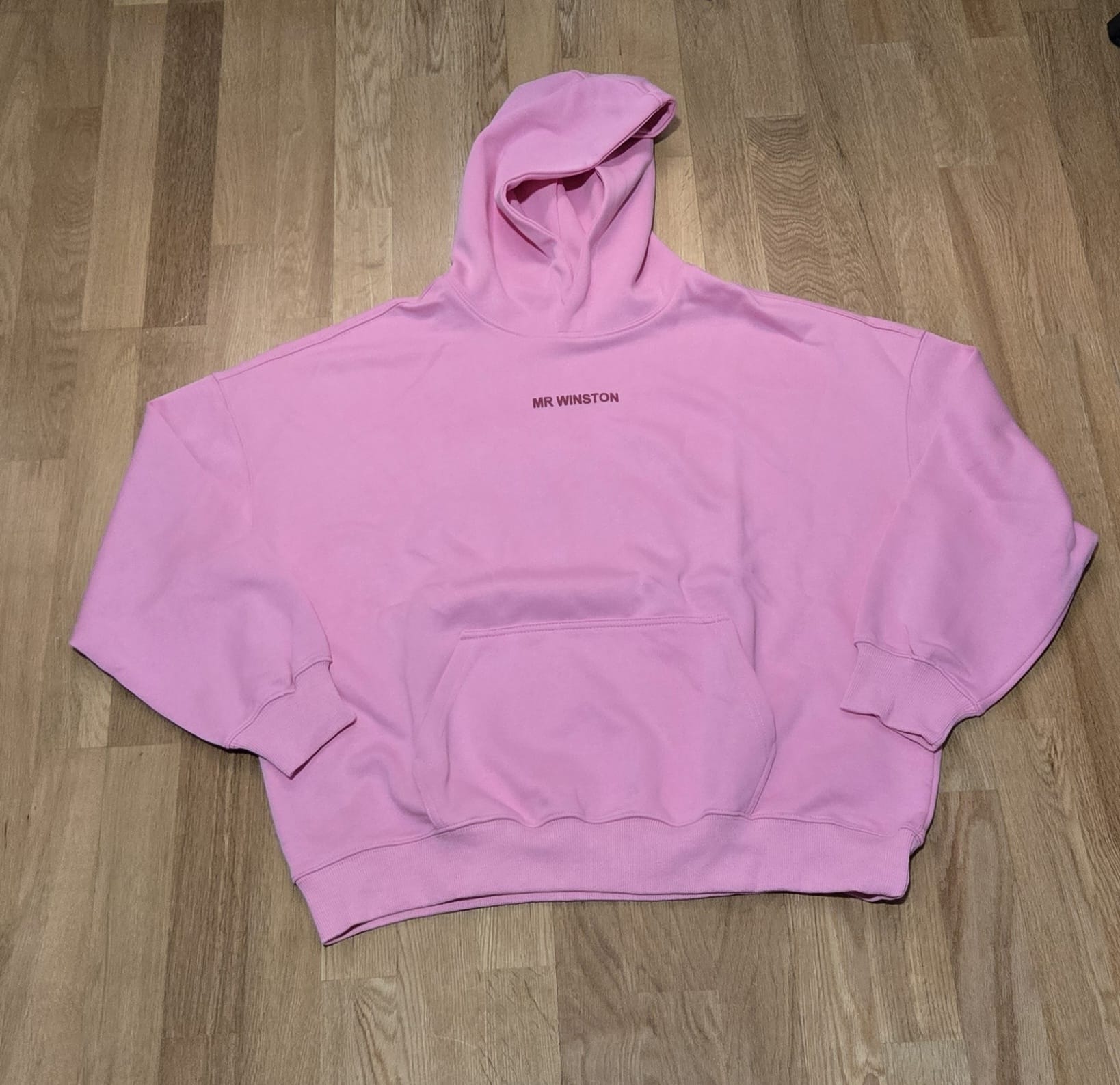Sudadera hombre rosa