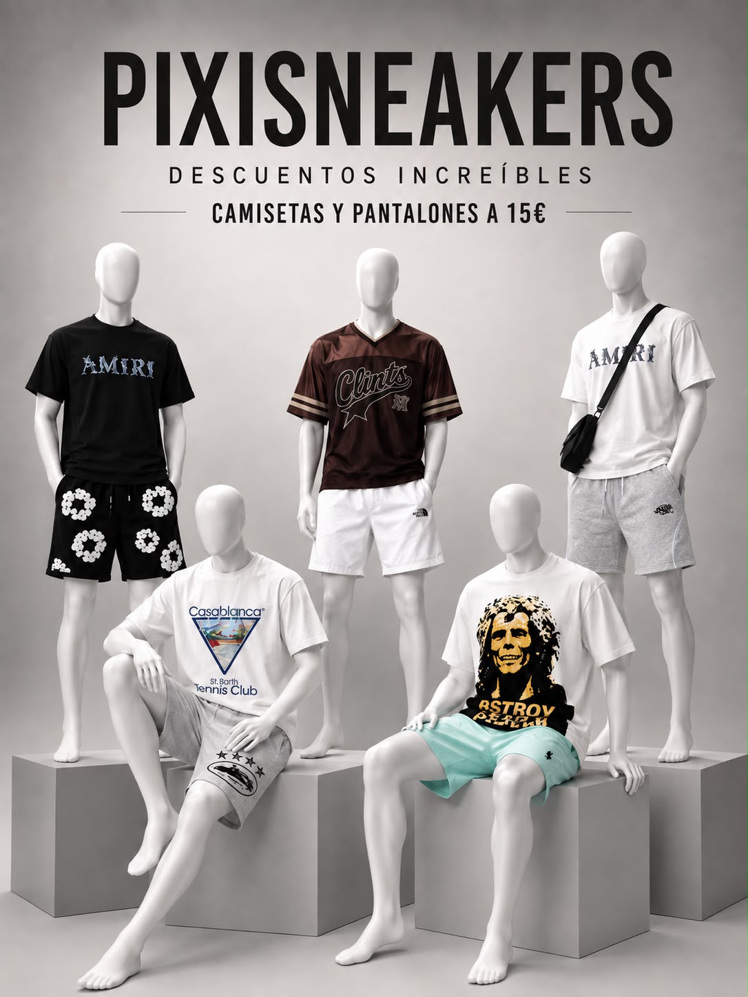 Pixisneakers: camisetas y pantalones a 15 euros